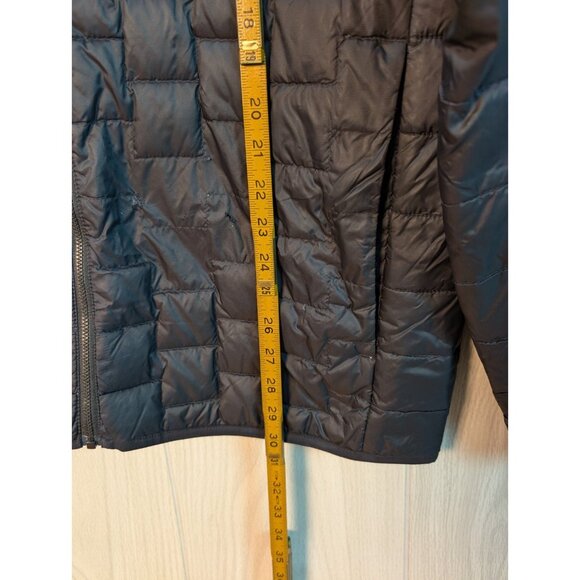 Mountain Hardwear Down Jacket Black Mens XL Full Zip Outdoor Quilted FLAW - Picture 9 of 9